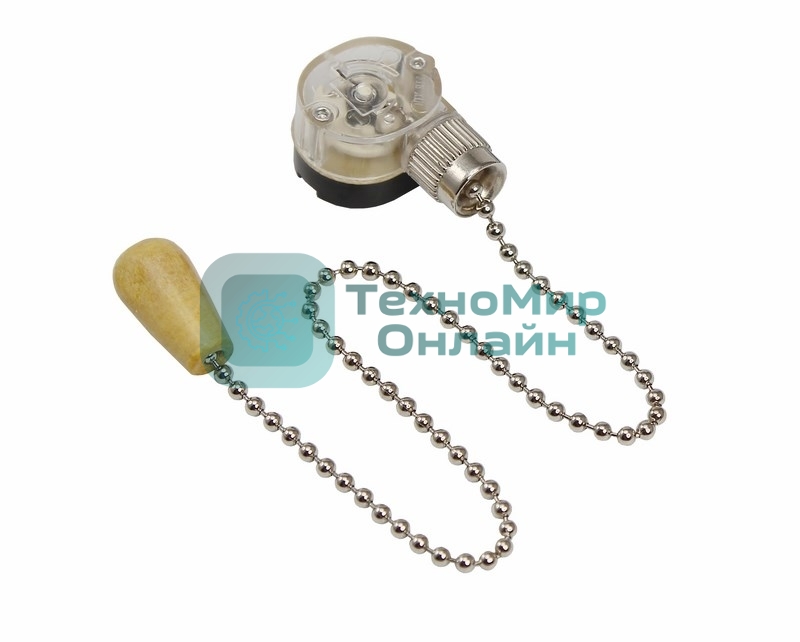 Выключатель Rexant для настенного светильника c деревянным наконечником 