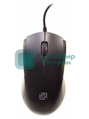 Мышь проводная Oklick 245M черный, 1000 dpi, USB, кнопки - 3