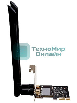 Сетевой адаптер WiFi D-Link DWA-582/RU/10/B1A DWA-582 PCI Express (ант.внеш.съем) 2ант. (упаковка 10 шт)