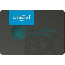 Накопитель SSD Crucial BX500, 2Tb, SATA III, 2.5