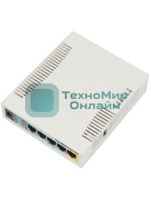 Роутер беспроводной MikroTik RB951UI-2HND N300 10/100BASE-TX белый
