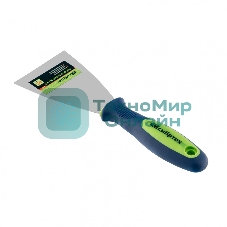 Шпательная лопатка из нержавеющей стали Сибртех, 80 мм, двухкомпонентная рукоятка