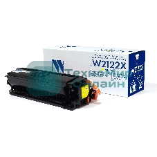 Картридж лазерный NVPrint совместимый NV-W2122X Yellow для HP Color LaserJet M555X/M555dn/M554dn/M578z/M578f/M578dn/M578c (10000k)