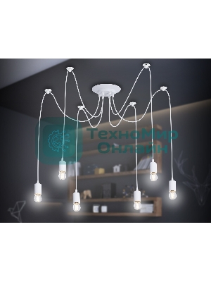 Светильник Ambrella light TR8177/6 WH белый E27*6 max 40W D630*910
