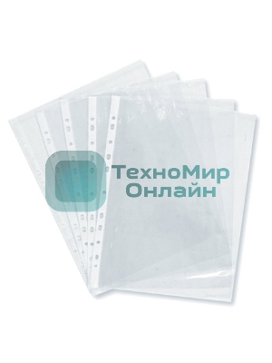 Папка-вкладыш Бюрократ -013BTEN глянцевые А4+ (упаковка: 100 шт)