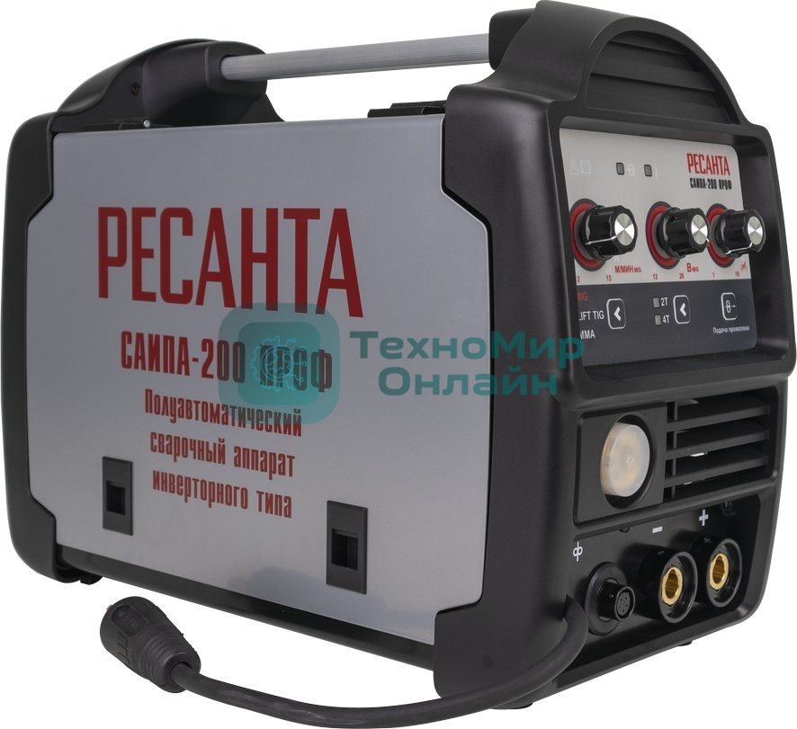 Сварочный полуавтомат Ресанта САИПА-200ПРОФ (MIG/MAG)