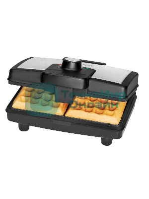 Вафельница Clatronic WA 3606 schwarz-inox