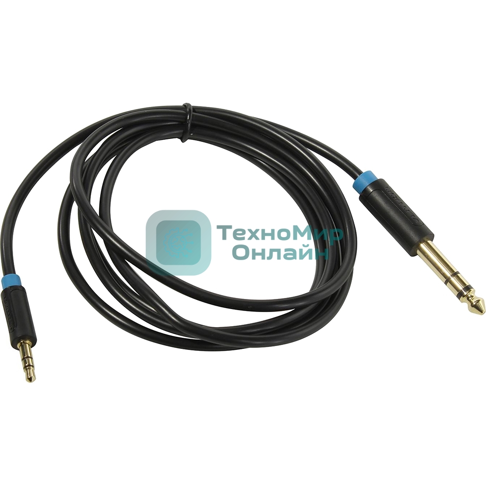 Кабель Vention аудио Jack 6,5 мм M/3,5 M - 1,5 м BABBG