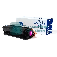 Картридж лазерный NVPrint совместимый NV-W2123X Magenta для HP Color LaserJet M555X/M555dn/M554dn/M578z/M578f/M578dn/M578c (10000k)