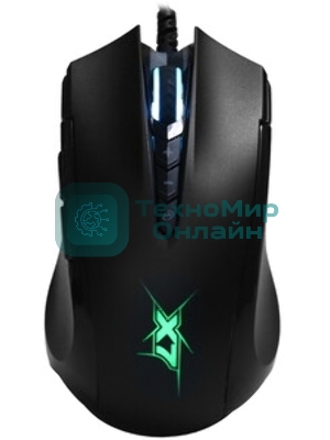 Мышь проводная A4Tech X89 черный, 2400 dpi, USB, кнопки - 8