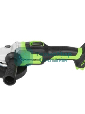 Угловая шлифовальная машина аккумуляторная GreenWorks GD24AG, 24V, бесщеточная без АКБ и ЗУ (3200207)
