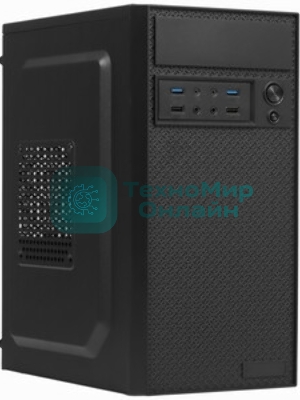 Компьютерный корпус Minitower ExeGate BAA-109U2-AAA450 (mATX, AAA450 8см, 2*USB+2*USB 3.0, аудио, черный)