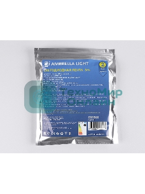 Светодиодная лента Ambrella light GS3303 2835 240Led/ 18W m/ 24V IP20 6500K/ 5000*10*1.2mm (2 конт.)