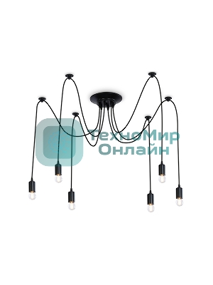 Светильник Ambrella light TR8178/6 BK черный E27 max 40W D630*910