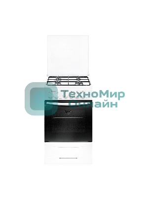 Плита газовая Gefest ПГ 3200-05 белый, конфорок 4 шт, духовка 42 л, 50 см x 85 см x 57 см