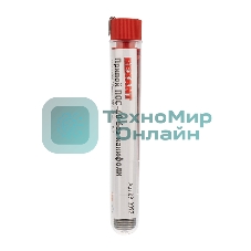 Припой без канифоли ПОС-40 Rexant, 10 г, Ø1.0 мм, (олово 40%, свинец 60%), колба