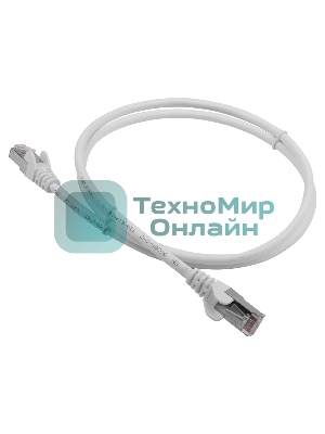 Патч-корд Lanmaster LSZH FTP кат.5e, 1.0 м, белый