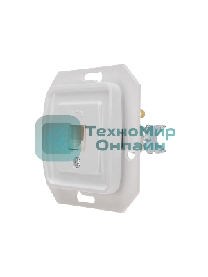 Розетка телефонная Kranz RJ11 DEA с/у мех. бел