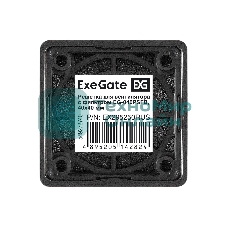 Решетка для вентилятора с фильтром 40х40 ExeGate EG-040PSFB черный