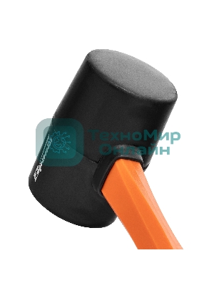 Киянка резиновая Sparta 225 г, черная резина, фибергласовая рукоятка