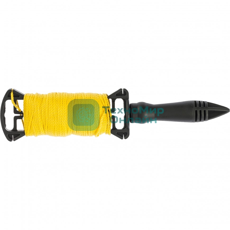 Шнур Matrix нейлоновый разметочный на катушке c ручкой D1,5 мм 50 м