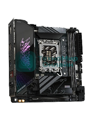 Материнская плата Gigabyte Z890I AORUS ULTRA, LGA 1851, Intel Z890, 2xDDR5, 2xSATA, 2xM.2, 1xPCIe 5.0 x16, 1xDP, 1xHDMI, 1xUSB-C, 1x Thunderbolt 4, 1x 2.5Gb LAN, 2xUSB-A 3.2 Gen 1, 3xUSB-A 3.2 Gen 2, 2x3.5 мм, TOSLINK, 7.1, 1xUSB4, Mini-ITX