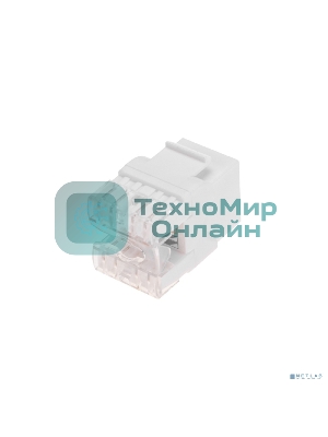 Модуль Keystone Rexant Jack RJ-45(8P8C), UTP неэкранированный, CAT 5e, тип 180 градусов, белый PRO