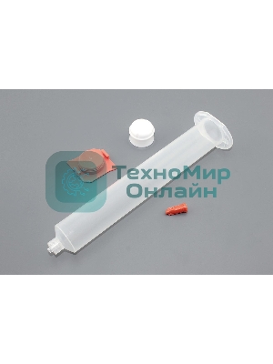 Промышленный шприц 55 мл с красной крышкой 10 шт