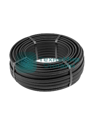 Кабель греющий (нагревательный) Rexant саморегулирующийся с УФ-защитой SRL40-2CR UV, экранированный, 40Вт/м, 1,0мм2/45м, бухта 50м