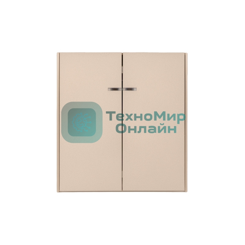 Выключатель KRANZ STRONG 2 кл проходной (переключатель) с подсветкой 10А с/у шелк