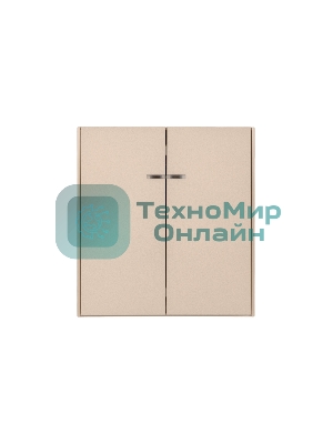 Выключатель KRANZ STRONG 2 кл проходной (переключатель) с подсветкой 10А с/у шелк