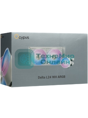 Система охлаждения Ocypus Delta L24 WH ARGB V2 белый 280W/ All Intel/ AMD AM*/ Screws