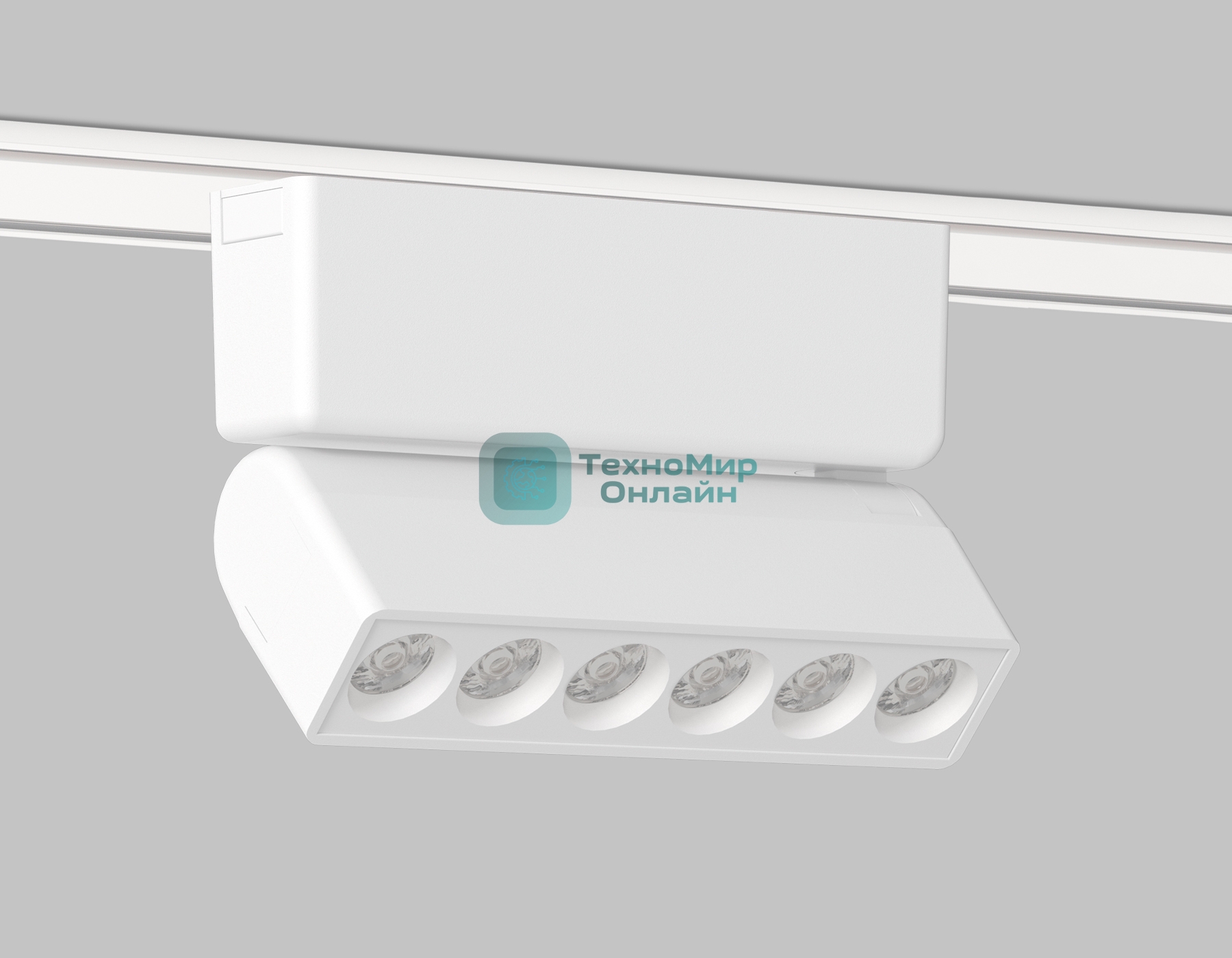 Светильник трековый светодиодный GV1468 WH белый IP20 6W 4200K 48V 24° 122*26*80