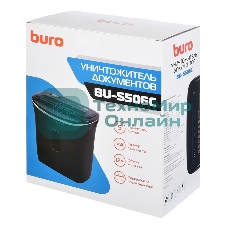 Шредер Buro Home BU-S506C (секр.P-4)/фрагменты/5лист./12лтр./пл.карты