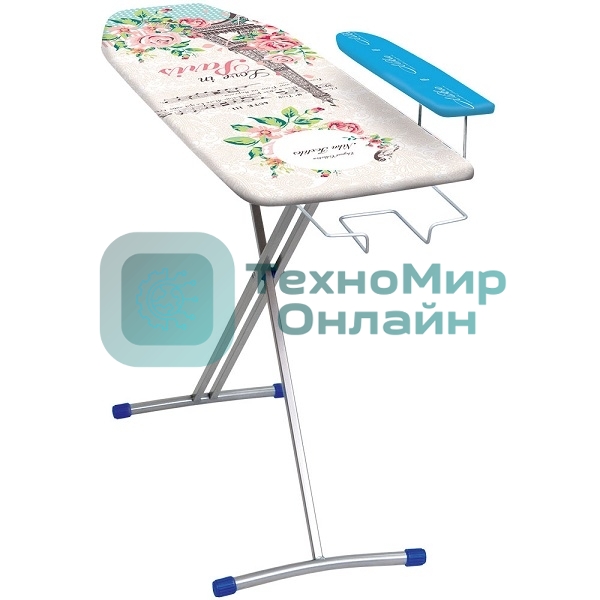Доска гладильная НИКА 1, размер: 122/34,5, материал: фанера, выдвижная подставка под утюг, два полож