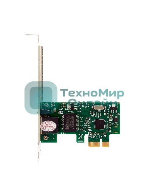 Сетевой адаптер ExeGate EXE-560 PCI Express 10/100/1000Mbps RTL8111C (OEM) EX281224RUS