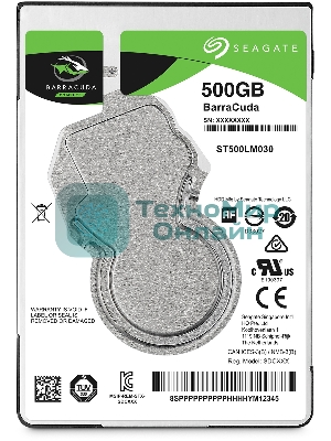 Жесткий диск Seagate Original SATA-III 500Gb ST500LM030 Barracuda (5400rpm) 128Mb 2.5