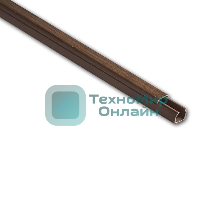Кабель-канал 16х16 L2000 пластик дуб (темн. основа) Рувинил РКК-16х16-08М