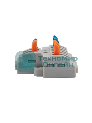 Клемма соединительная Rexant многоразовая быстрозажимная разветвительная, с монтажной площадкой (2х3) (50 шт./уп.)