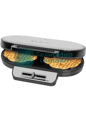 Вафельница Clatronic WA 3745 schwarz-inox