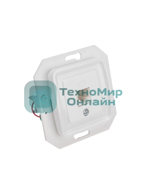 Розетка телефонная Kranz RJ11 DEA с/у мех. бел