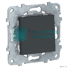 Переключатель 1-кл. UNICA NEW (сх.6) 10AX 250В антрацит SchE NU520354