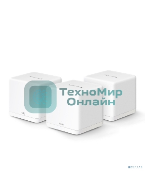Бесшовный Mesh роутер Mercusys Halo H60X (3-pack) AX1500 Wi-Fi 6 система