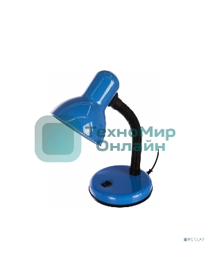 Светильник UF-301 С06 настол. 230В 60Вт син. Ultraflash 12357