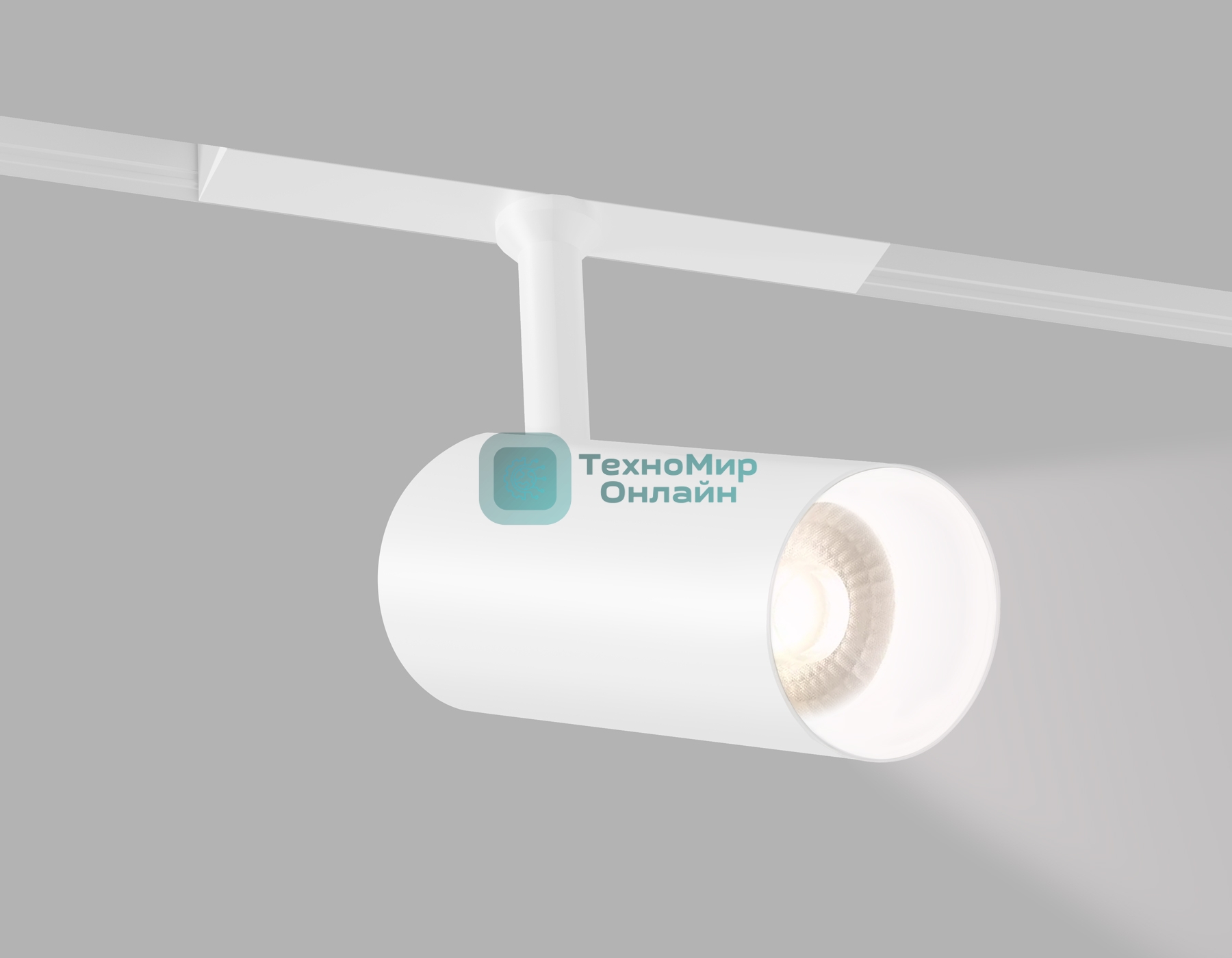 Трековый акцентный светильник Ambrella light GL4410 WH белый IP20 10W 3CCT 3000-6000K SMART 48V 24° D45*100