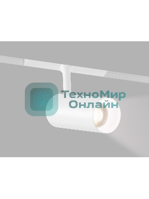 Трековый акцентный светильник Ambrella light GL4410 WH белый IP20 10W 3CCT 3000-6000K SMART 48V 24° D45*100