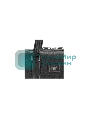 Сумка для ноутбука Сумка Continent CM-142 Black полиэстр/эко кожа, черная 15.6