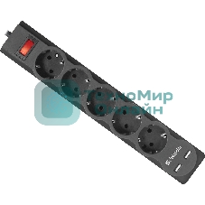 Сетевой фильтр Defender 3M DFS 753 5OUTL.