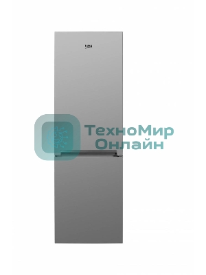 Холодильник Beko RCNK270K20S серебристый двухкамерный 163/76л морозилка снизу