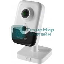 Видеокамера IP Hikvision HiWatch DS-I214(B) 4-4мм цветная корп.:белый/черный